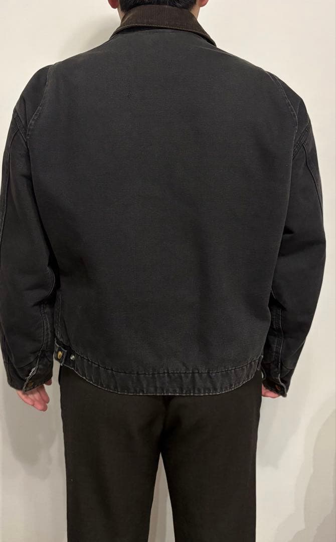 Carhartt デトロイトジャケット J97 ブラック フェード USA 古着