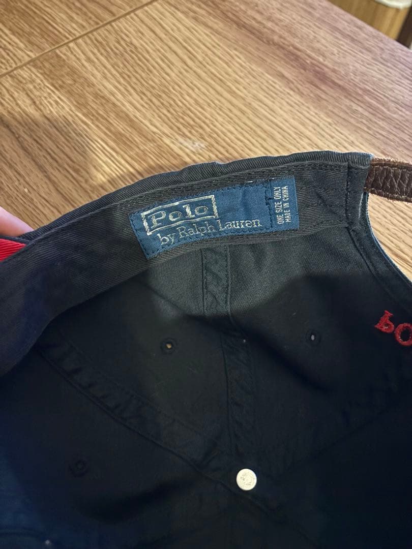 90s Polo by Ralph Lauren キャップ レザーストラップ