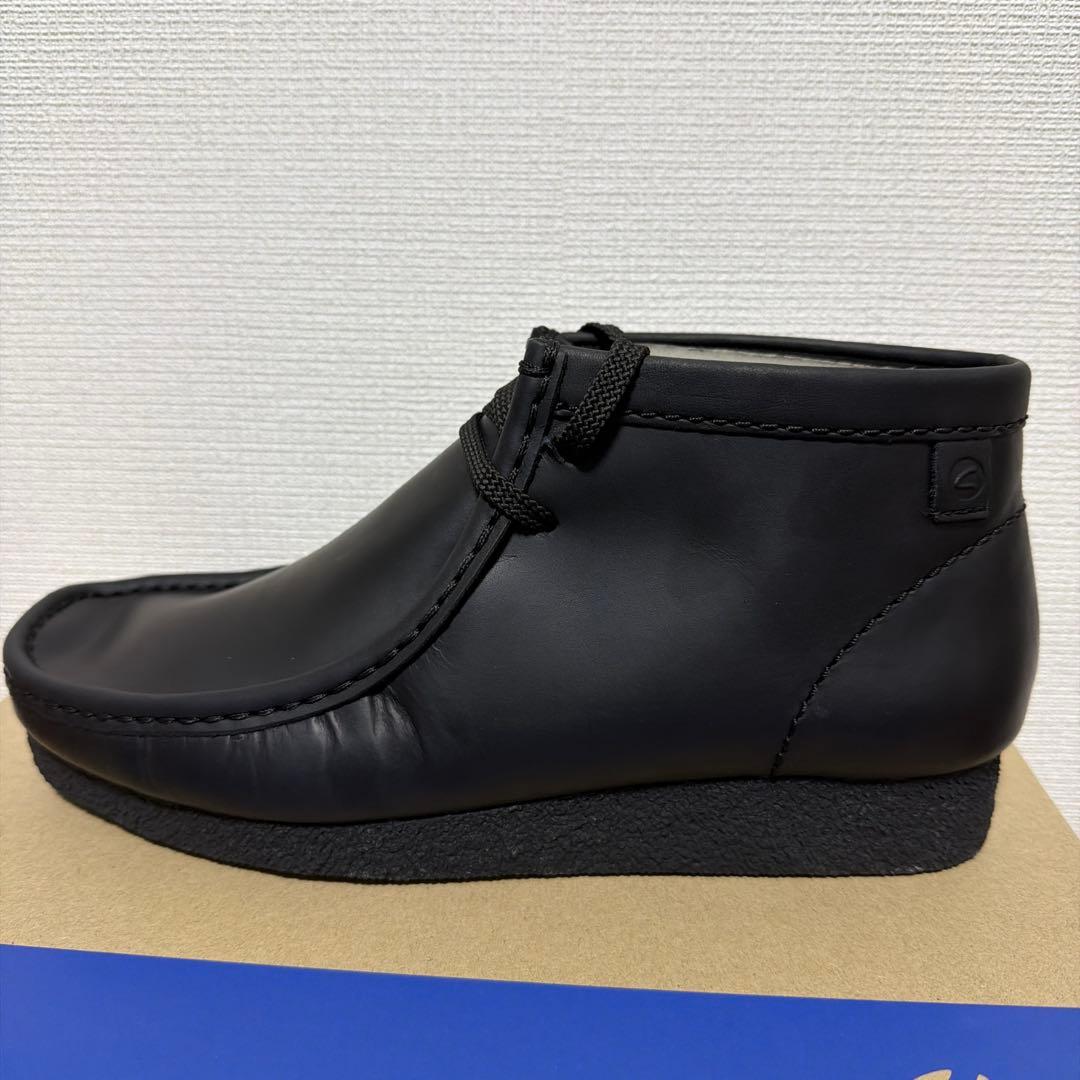 Clarks ワラビーブーツ ブラックレザー 26cm UK7.5 新品未使用