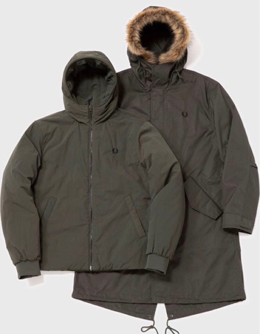 新品2024〜25モデル Fred Perryモッズコート/タグ付
