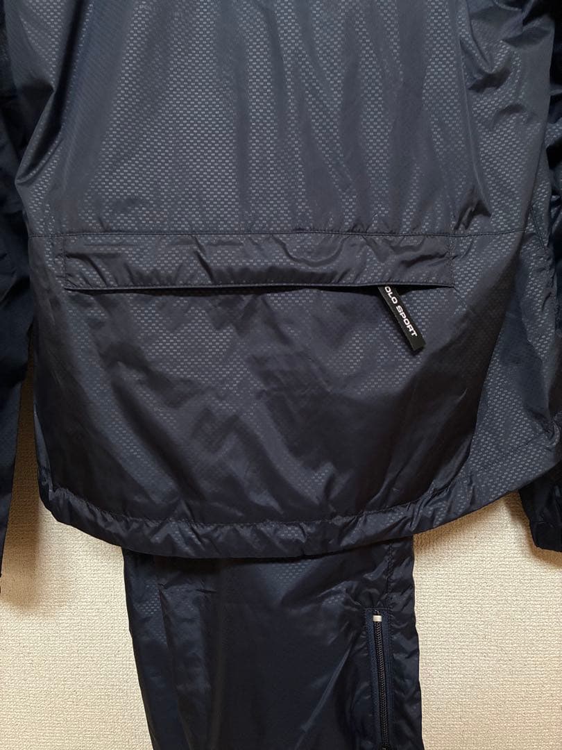 POLO SPORTS ポロスポーツ ナイロン セットアップ S M ネイビー