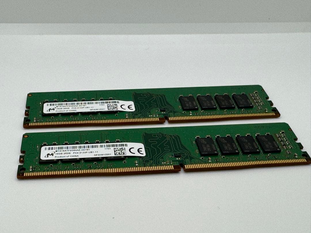 （17）PCメモリー DDR4-2133 16GB2枚