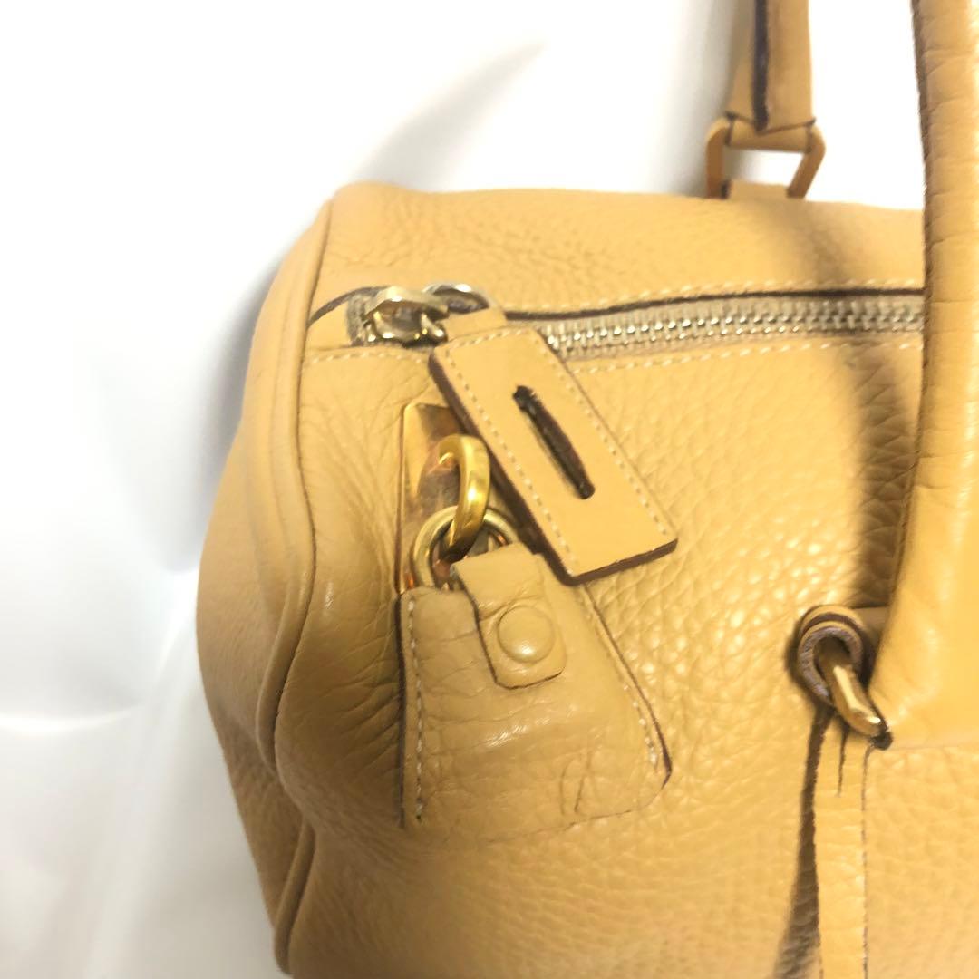 PRADA vigntage ハンドバッグ ミニボストン レザー カデナ キー
