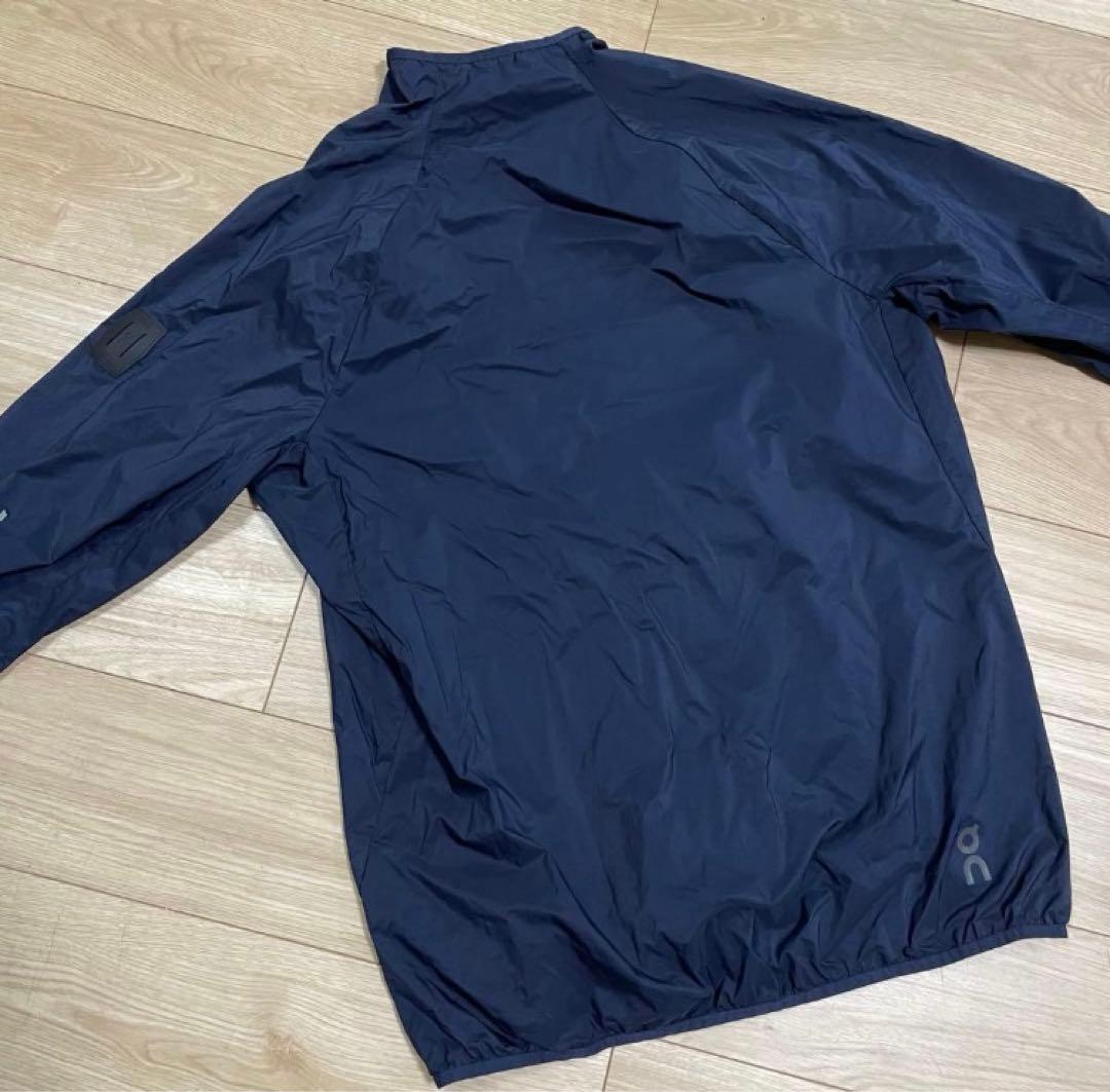 On Active Jacket M ネイビー ジッパーポケット付き