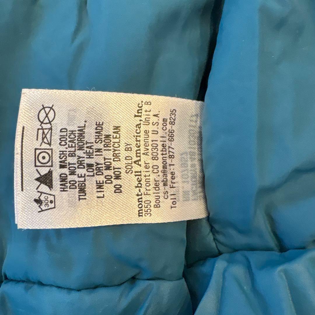 【クリーニング済】モンベル キッズ スキーウェア 上下セット 120/130