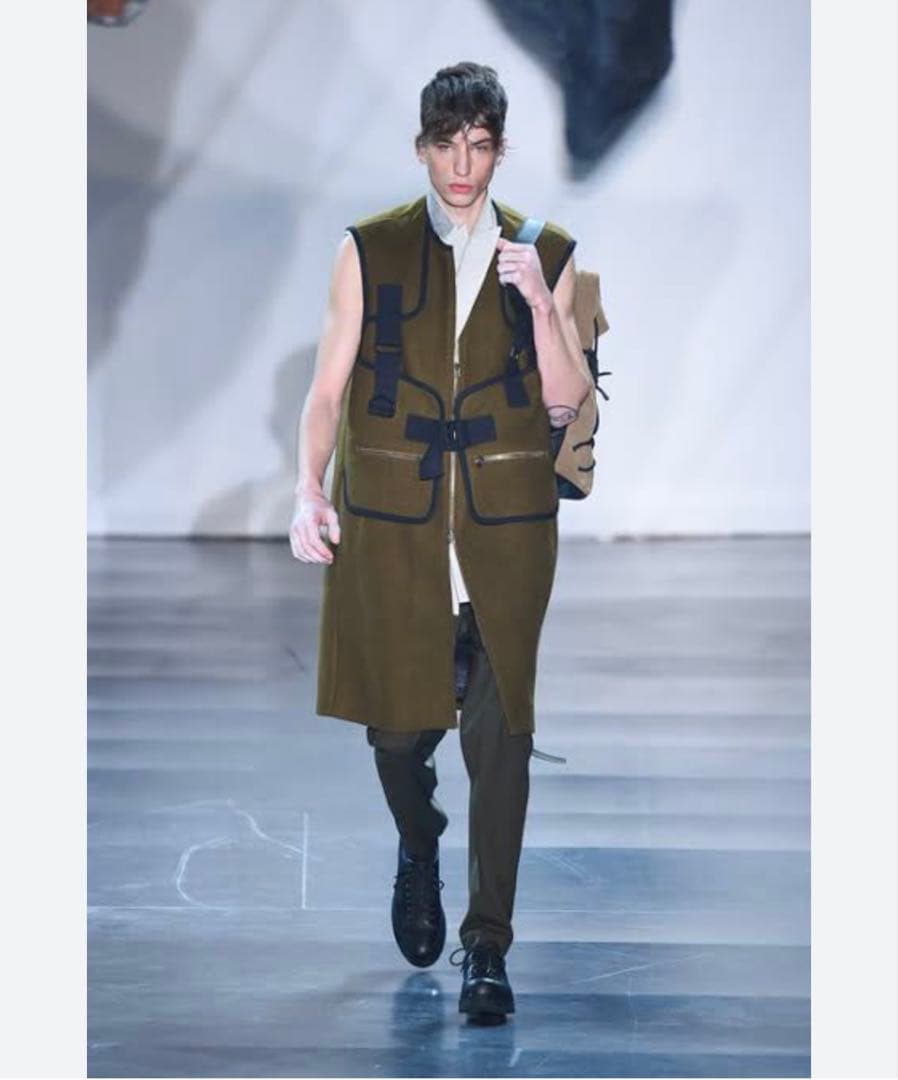 3.1 Phillip Lim ウールロングスリーブジップジャケット