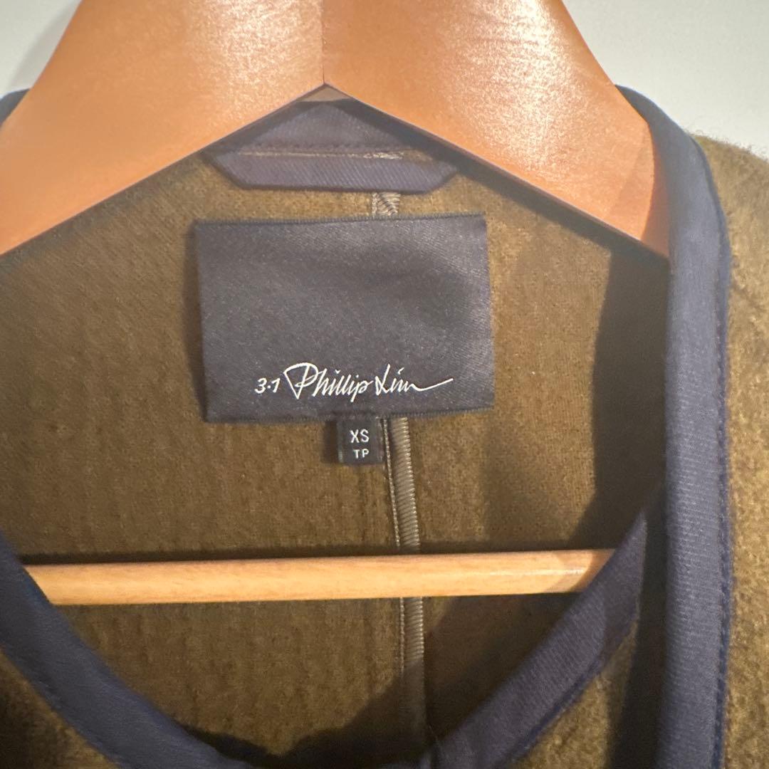 3.1 Phillip Lim ウールロングスリーブジップジャケット