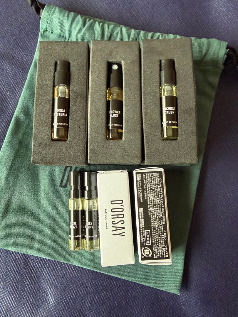 【新品・未使用】D’ORSAY（ドルセー）香水 ミニボトル5本セット各1.5mL
