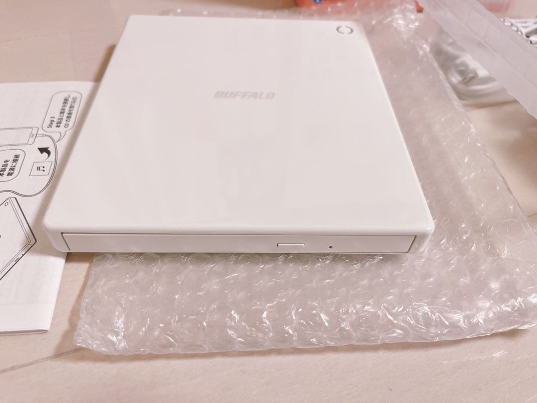 【美品】BUFFALO CD音楽取り込みデバイス ホワイト(ラクレコ)