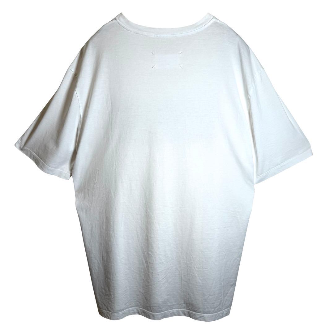 【美品/レア】メゾンマルジェラ⭐︎カレンダー ロゴ センター Tシャツ 半袖 48