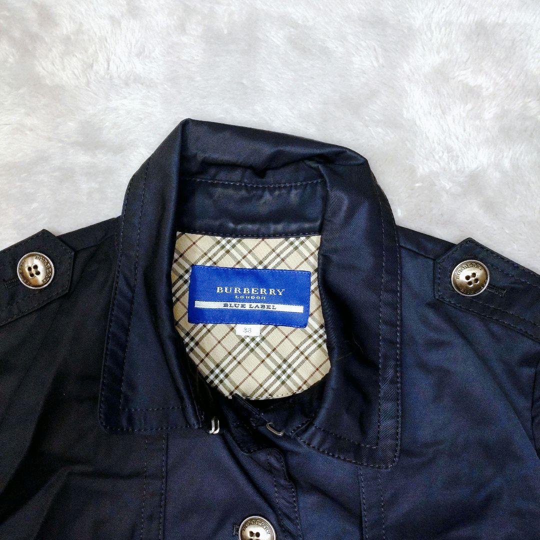 BURBERRY BLUE LABEL ペプラム トレンチコート 38