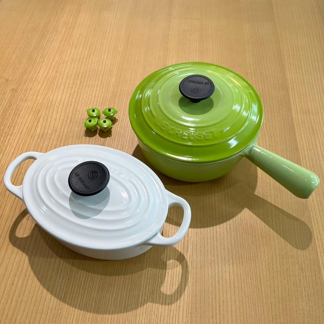 LE CREUSET ソースパン 18cm ミニオーバル ココット C239
