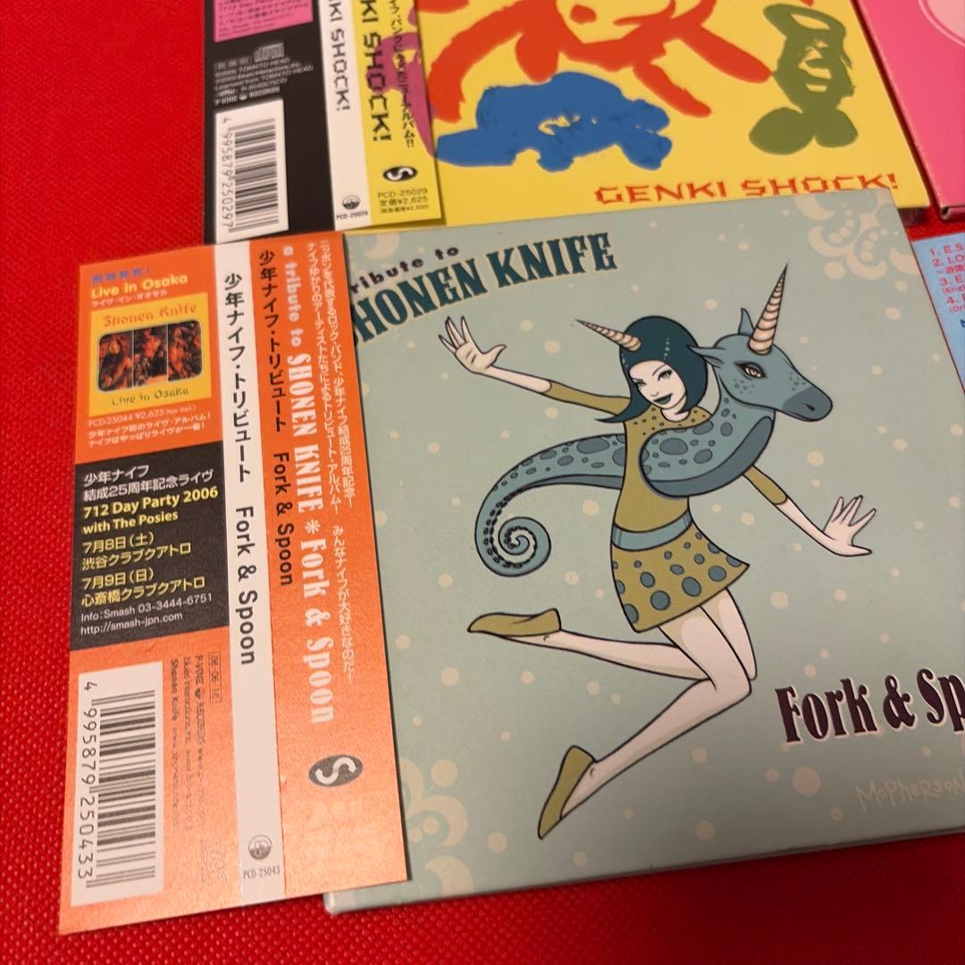 少年ナイフ　CDアルバム9枚　シングル１枚　10作品セット　まとめ売り