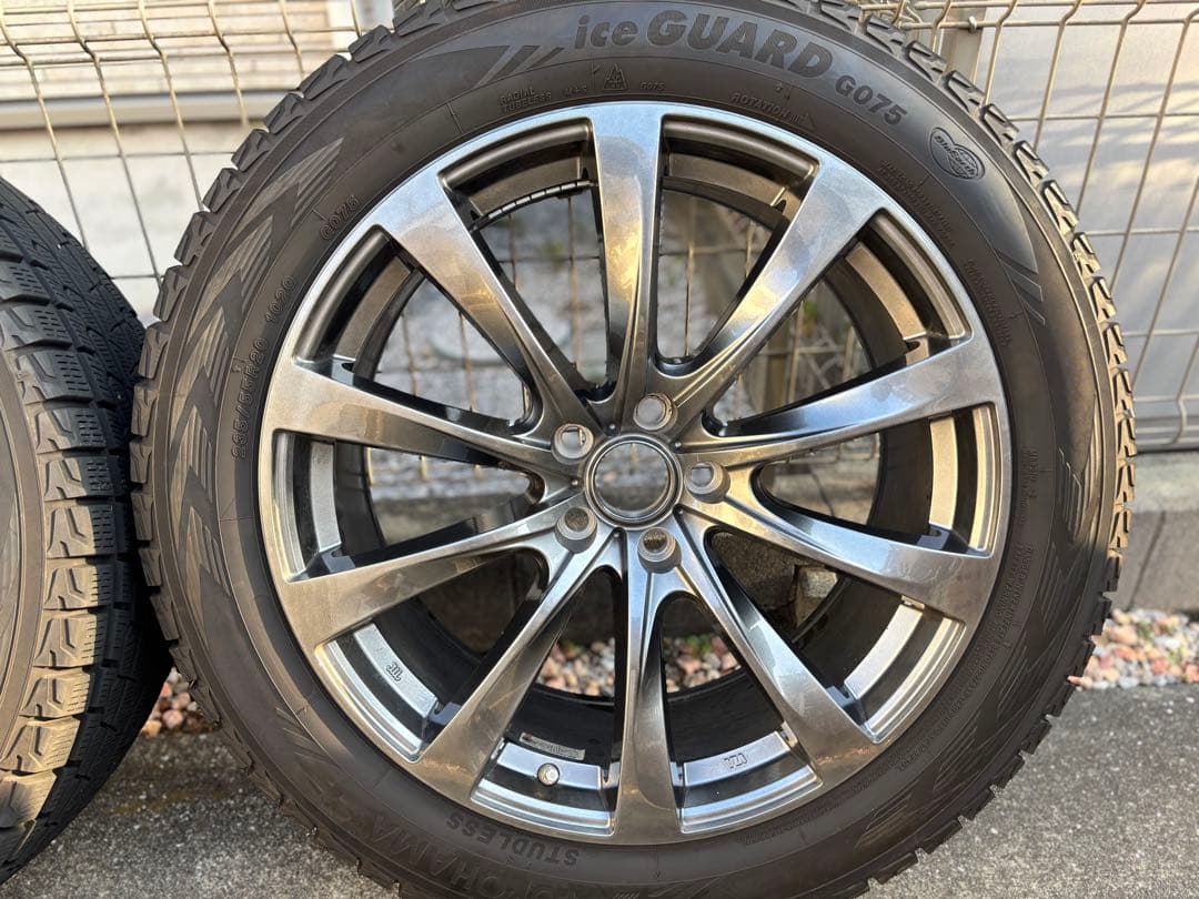 レクサスNX RX対応 スタッドレスホイールセット 235/55R20たのめる便