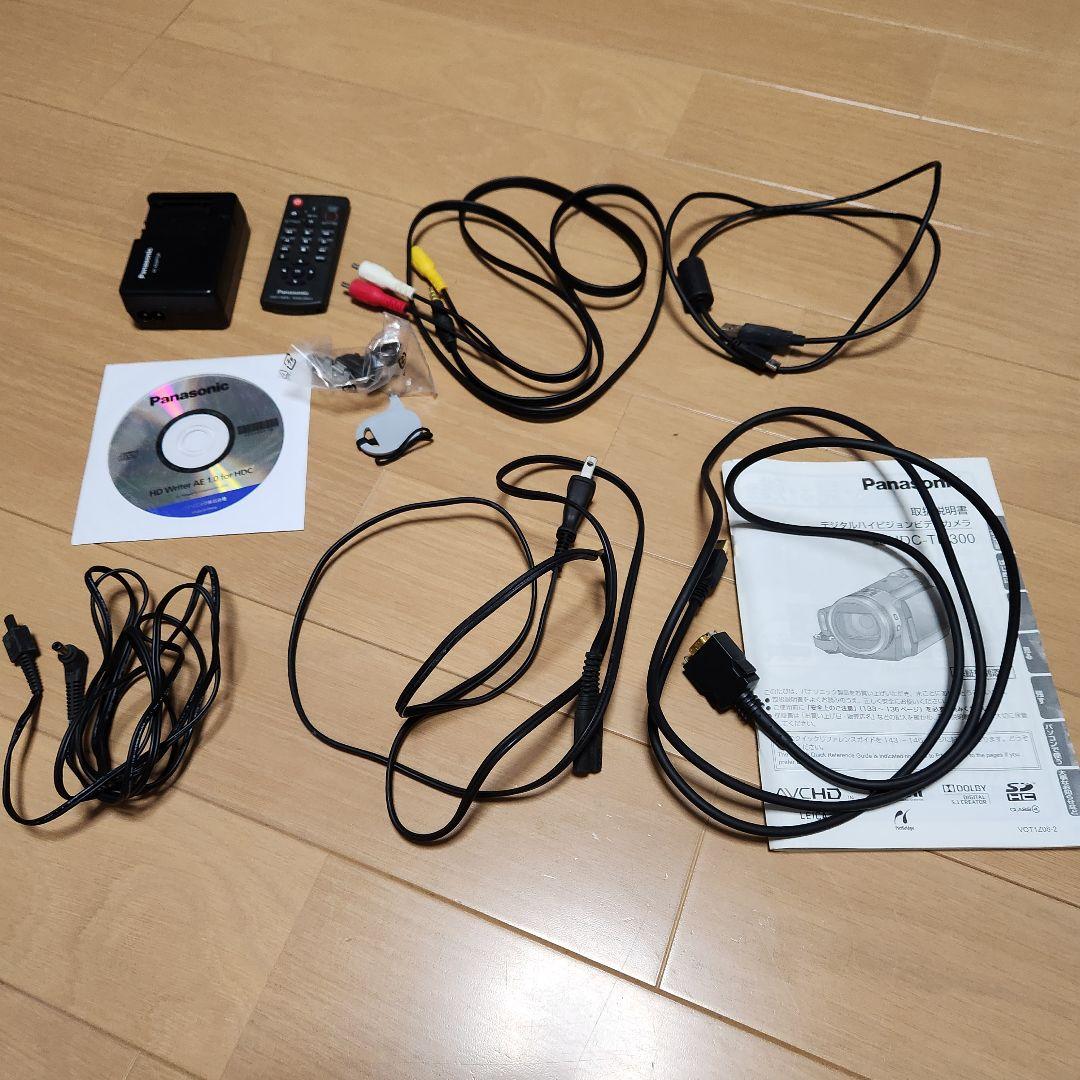 Panasonic HDC-TM300 ビデオカメラ　中古　ポーチ付