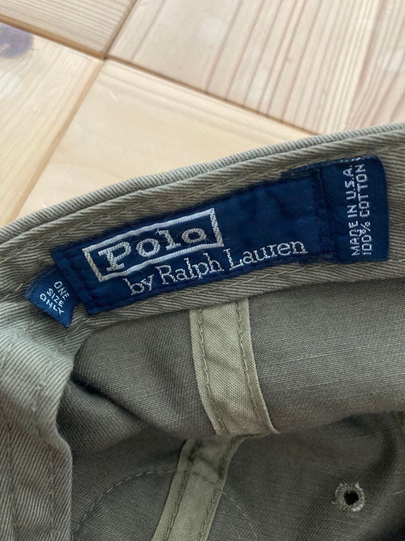Ralph Lauren ラルフ キャップ USA製 ポロスポーツマン 90s