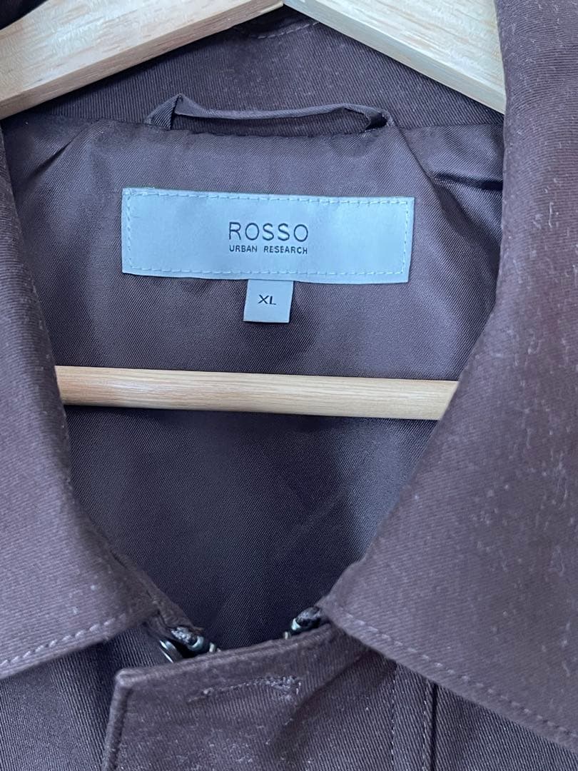 アーバンリサーチ　ROSSO ピーチツイルショートブルゾン ブラウン　XL