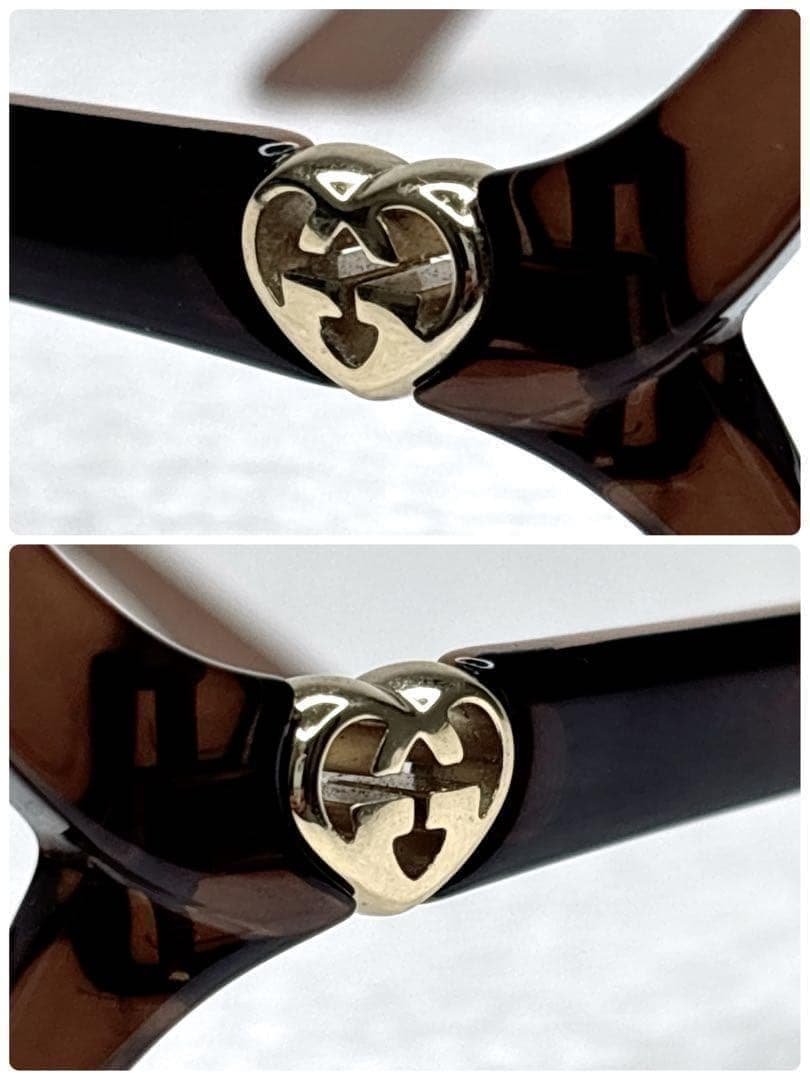 小物 GUCCI GoldHeart Interlocking Sunglasses
