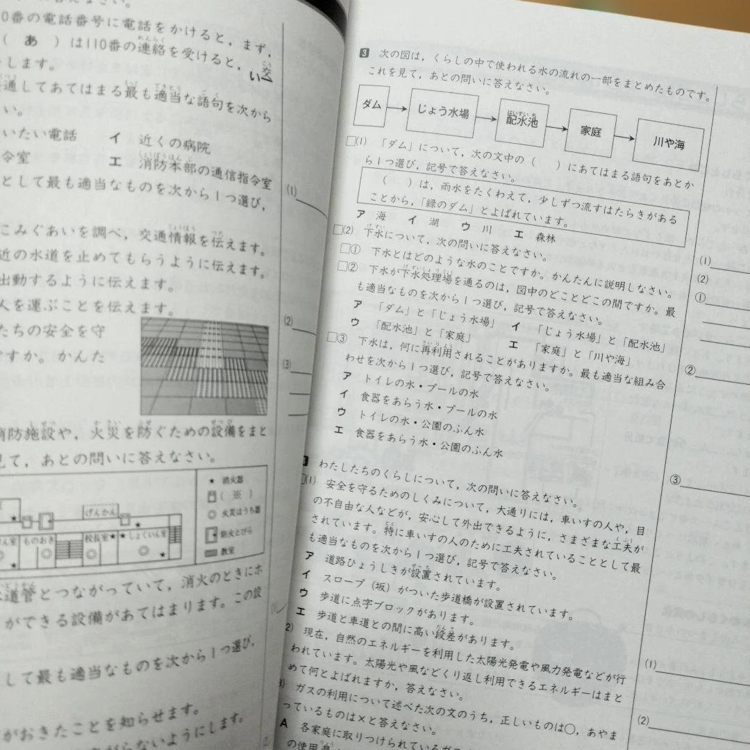 週末セール ほぼ未記入 ena 小4 テキスト　パースペクティブ 1年分　講習含