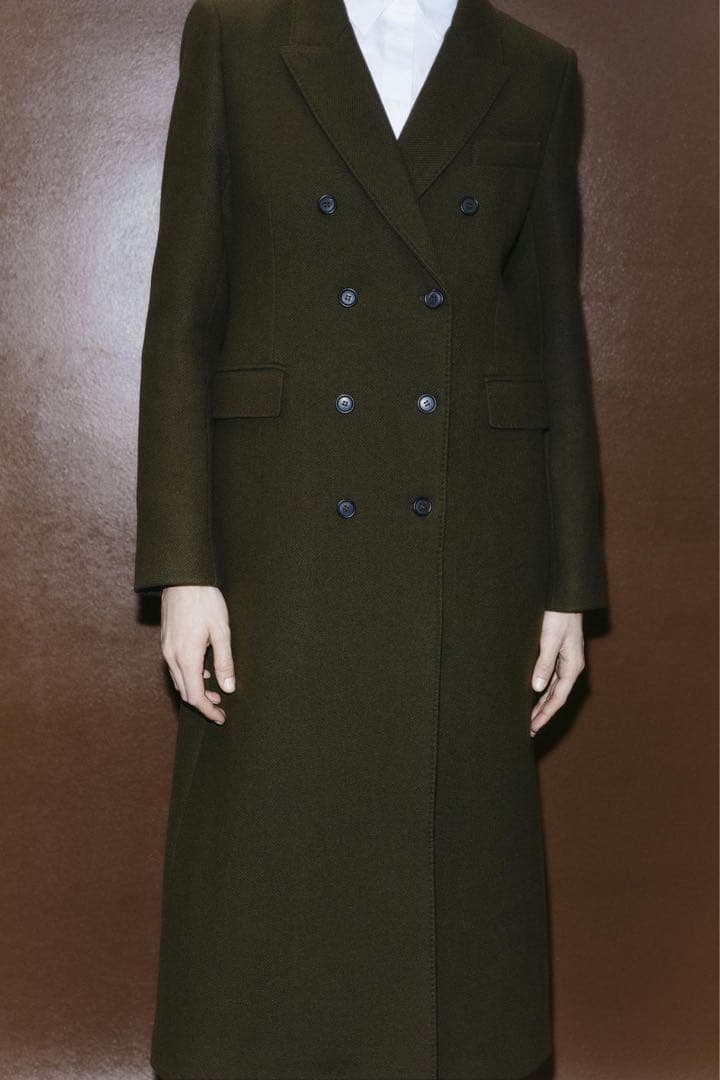 ZARA ザラ ロング チェスターコート マンテコ 2XL 大きめ