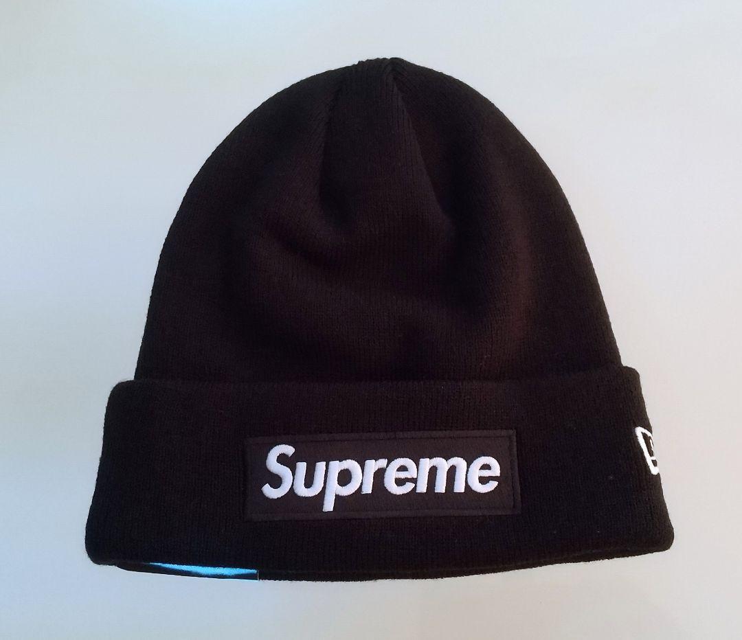 Supreme × New Era Box Logo Beanie FW21