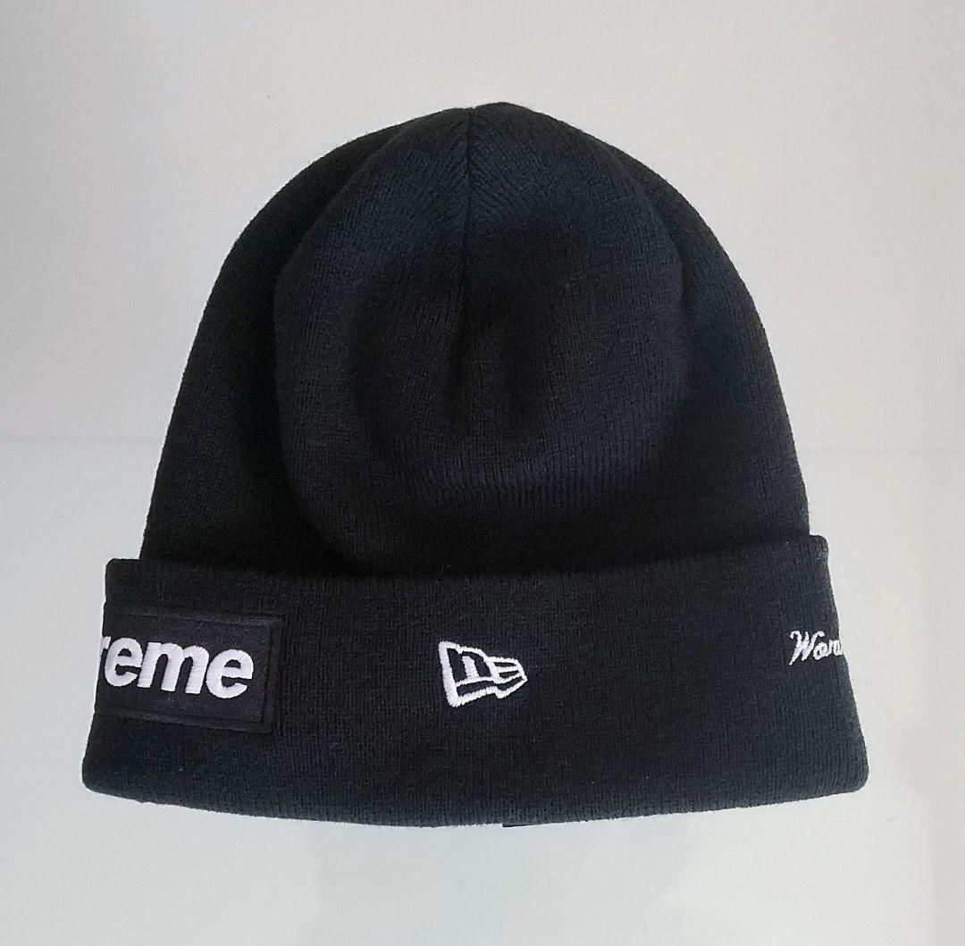 Supreme × New Era Box Logo Beanie FW21