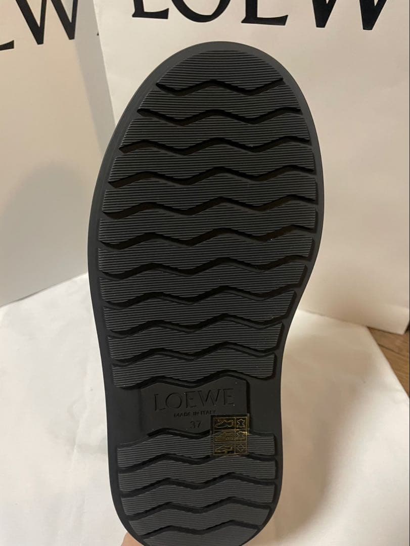 LOEWE レザー ハイカットブーツ combat boot ロエベ
