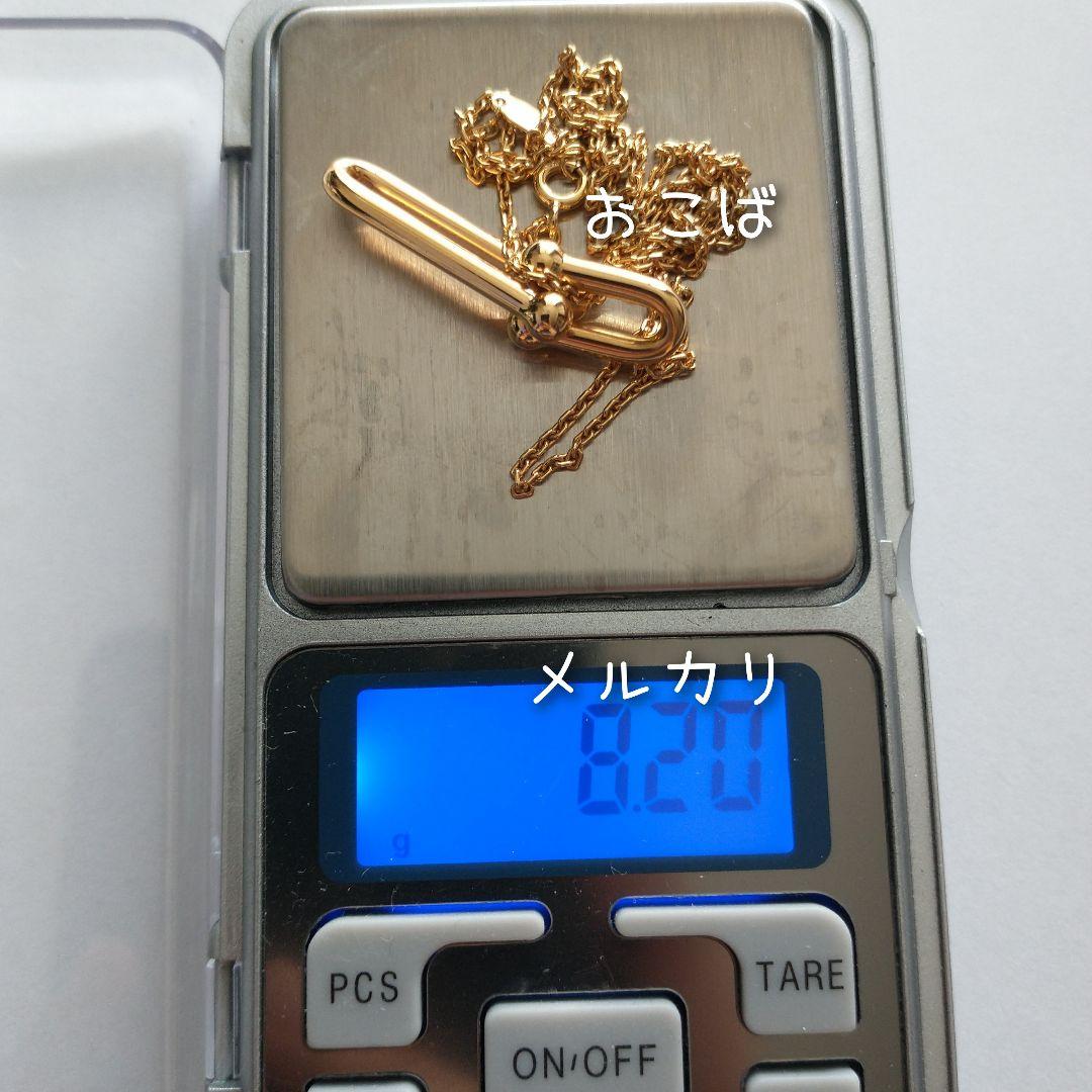 ティファニー　ハードウェア　ダブル　リンク　細長　ネックレス　ローズゴールド