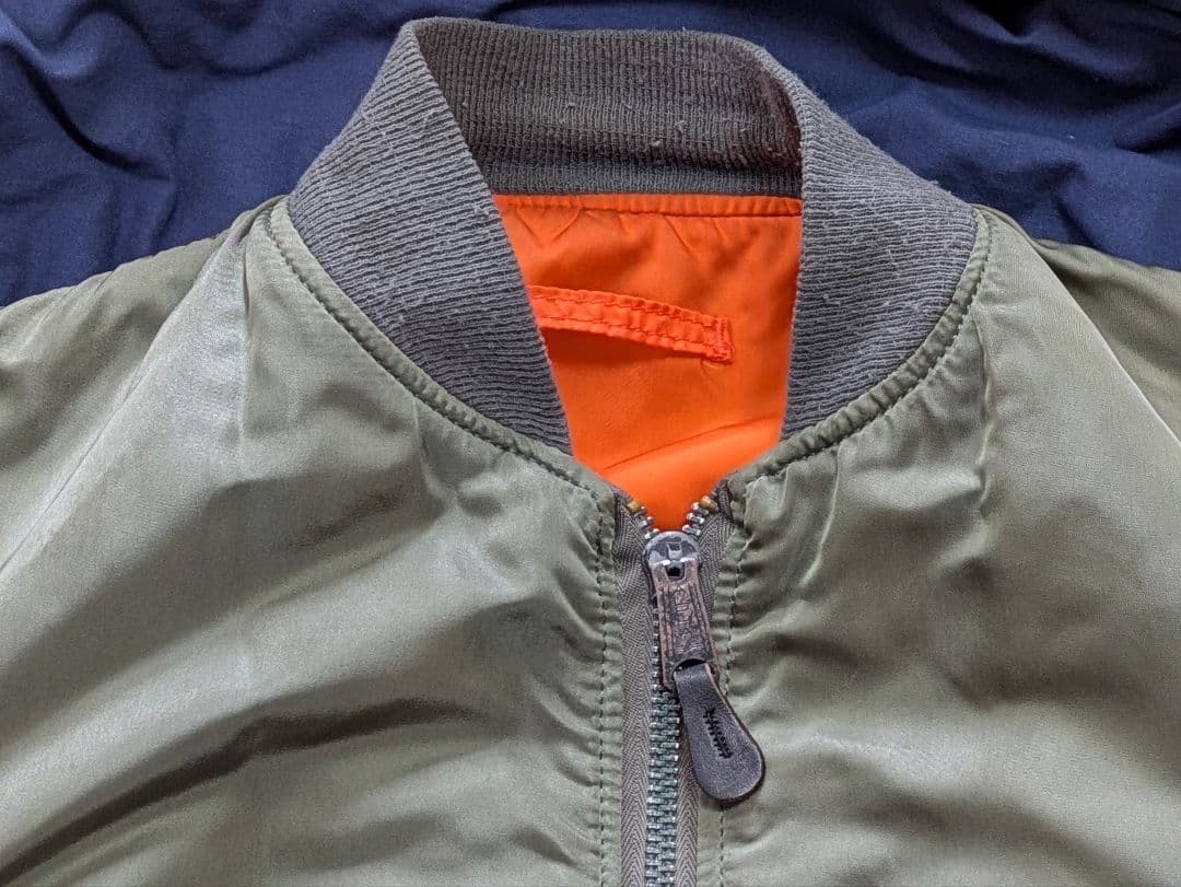 ALPHA INDUSTRIES MA-1 セージグリーン M USA製