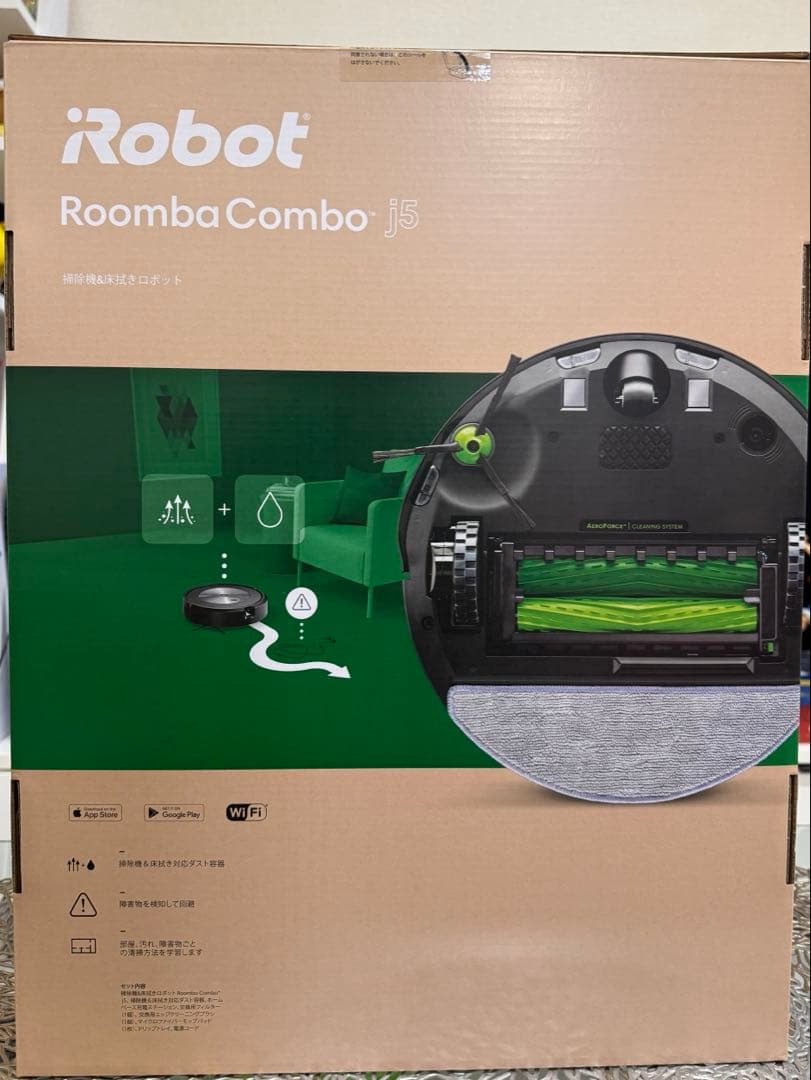 【新品未開封】ルンバコンボj5 掃除機&床拭きロボット