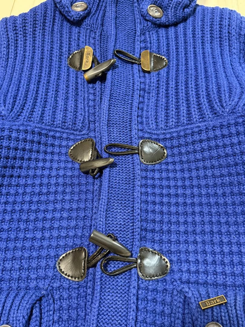【美品】Barkニットダッフルコート　Sサイズ
