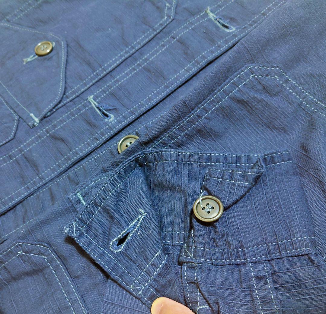POST OVERALLS CRUZER 5-W クルーザー ジャケット S 紺