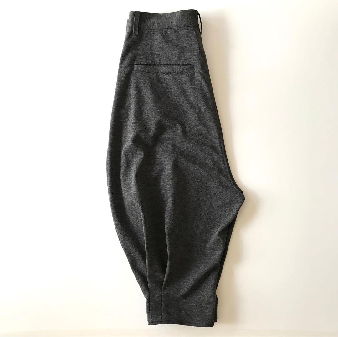 [美品]glambグラム♪イージークロップドヘムタックパンツ