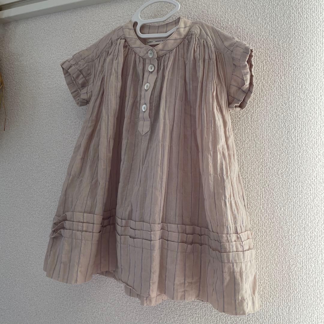 ワンピース SOOR PLOOM Goldie Dress Pinstripe