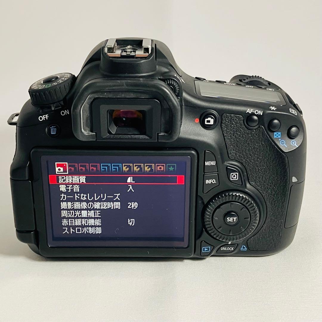 ショット数極少990回✨Canon EOS 60D 手ぶれ補正標準レンズセット♪