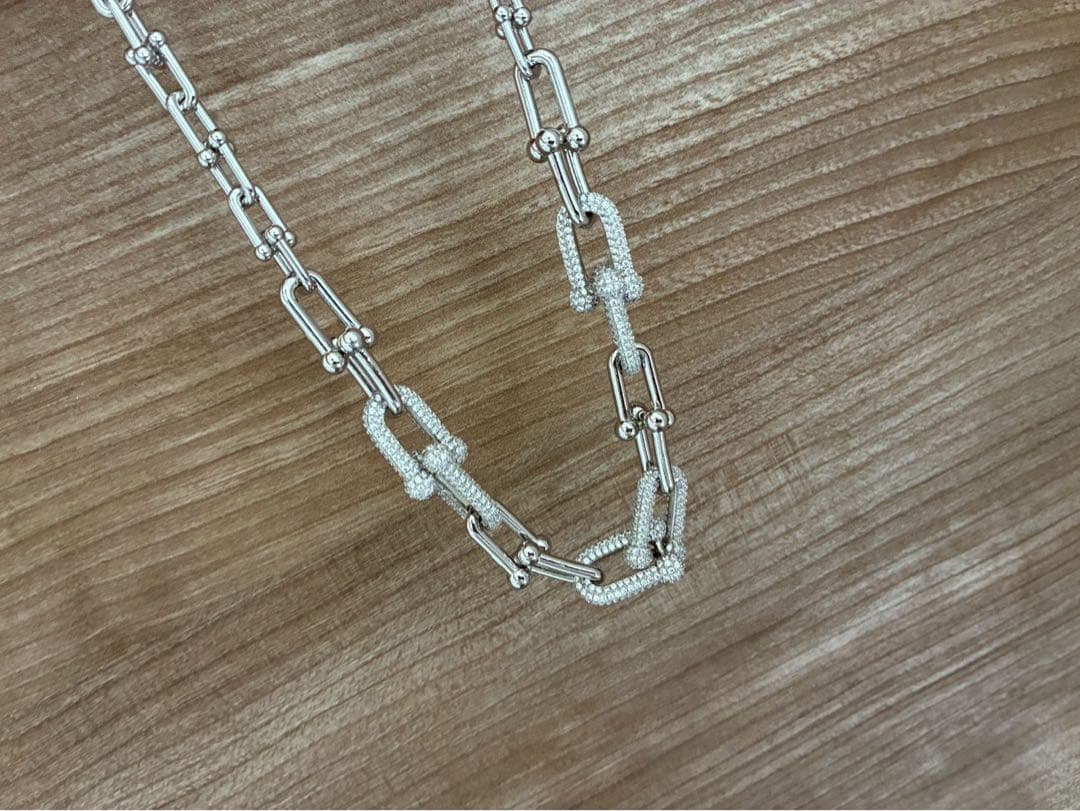✨大人気✨ ハードウェアネックレス シルバー 高見えチェーン 45cm