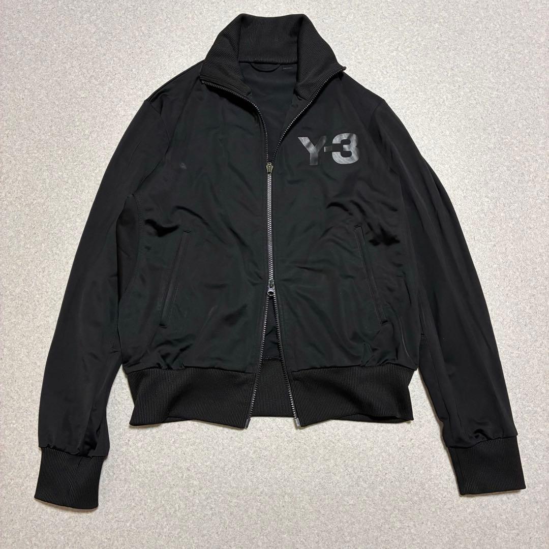 【希少】　Y-3 adidas トラックジャケット　胸ロゴ　ブラック S