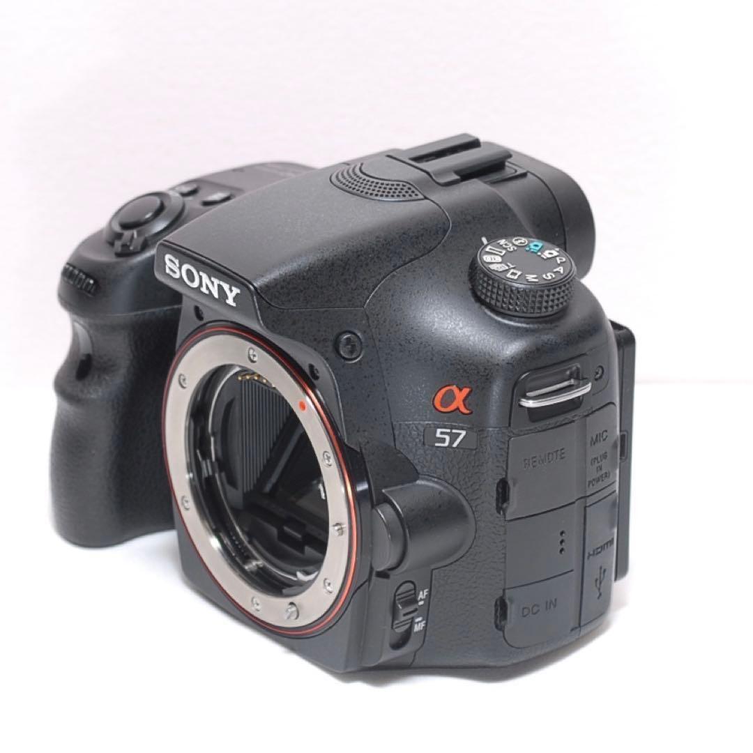 ✨美品✨SONY α57 ✨ダブルレンズ✨スポーツ観戦に✨簡単操作✨スマホ転送✨