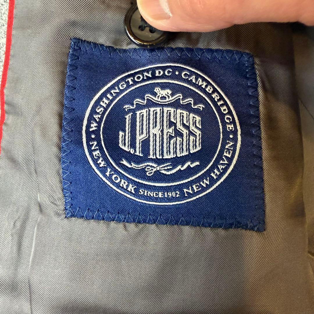 Jプレス J.PRESS グレー テーラードジャケットブレザー