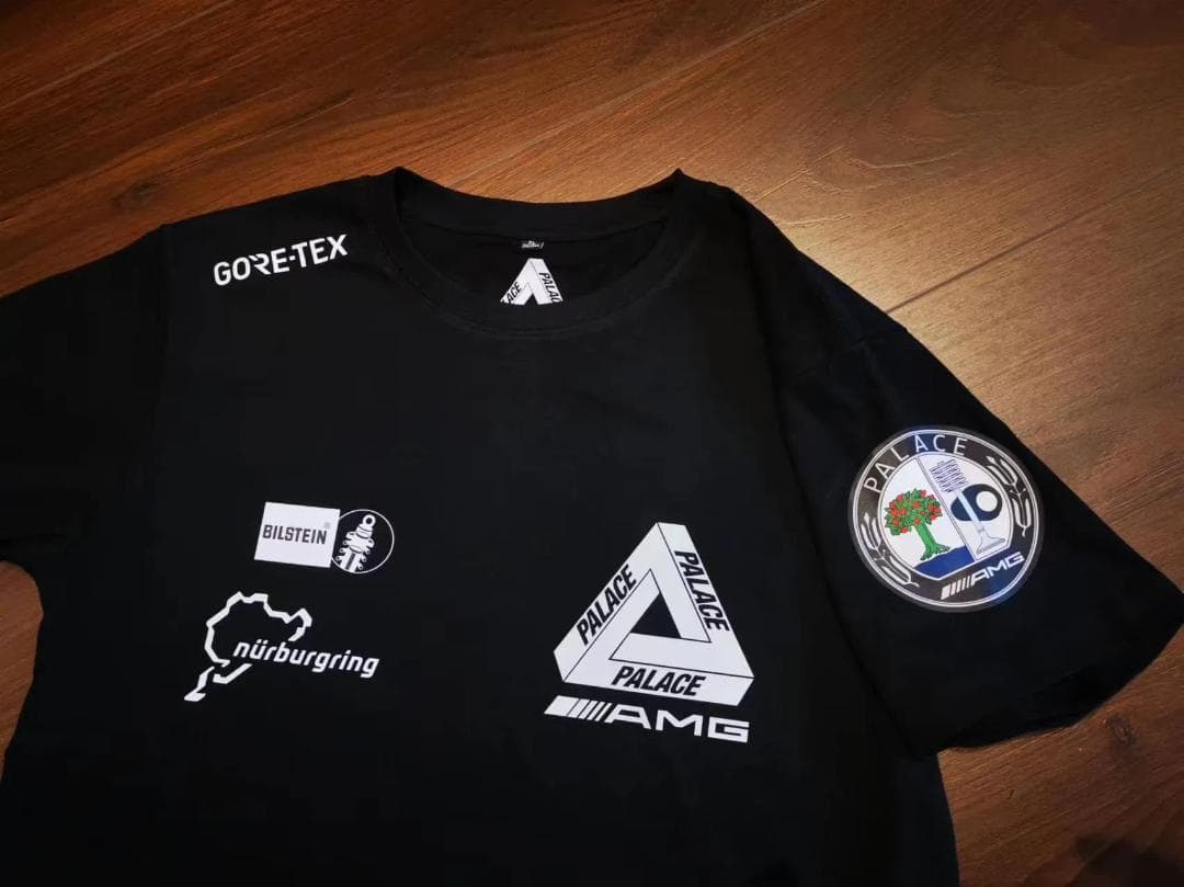 PALACE AMG GORE-TEX Tシャツ 黒