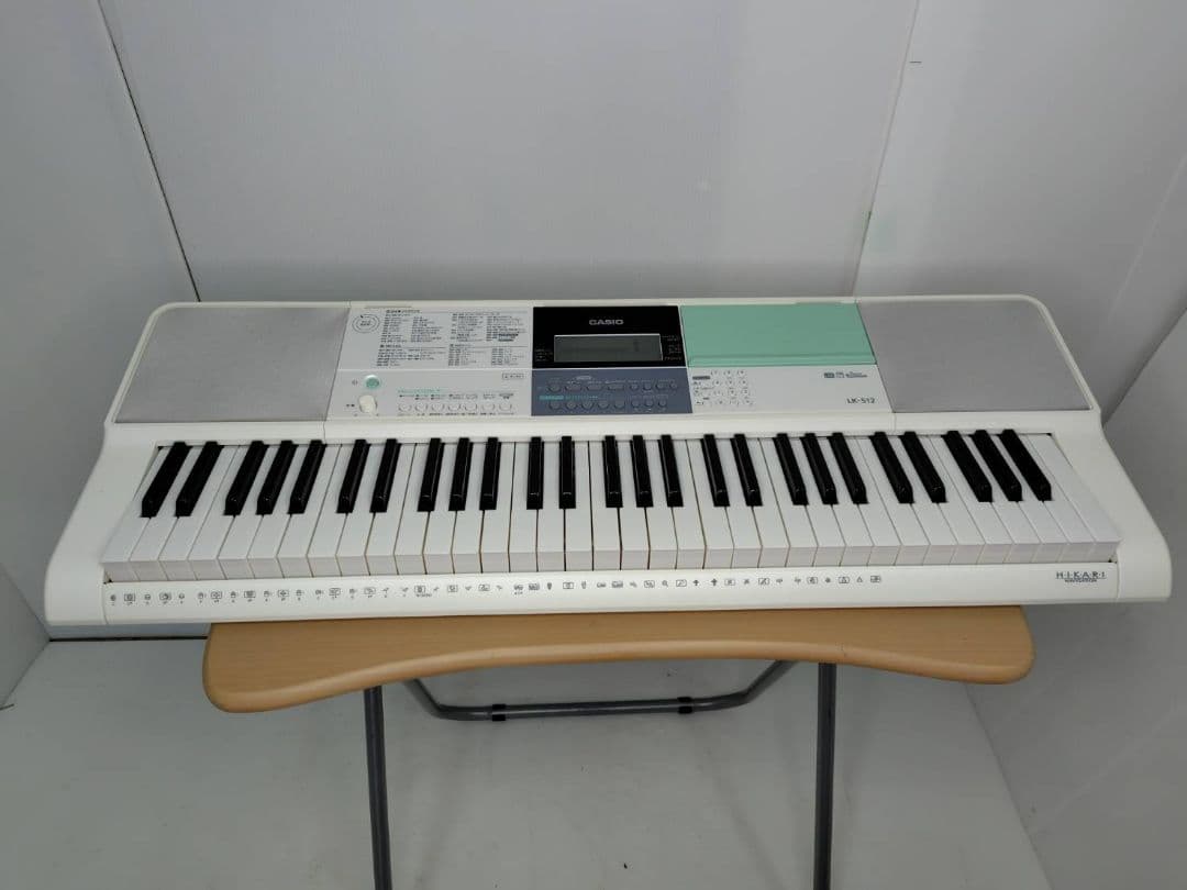 CASIO 光ナビゲーションキーボード「LK-512」電子ピアノ M2808