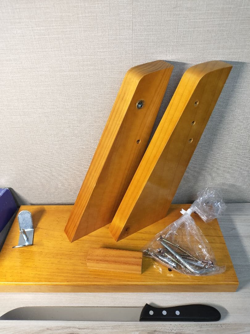 グルメソムリエ 生ハム台 生ハムホルダー ハモンセラーノ原木用 イベリコナイフ付