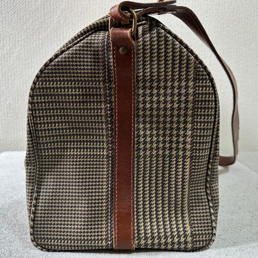 専用★美品✨大容量 2way ラルフローレン　ボストンバッグ　ショルダー　千鳥格
