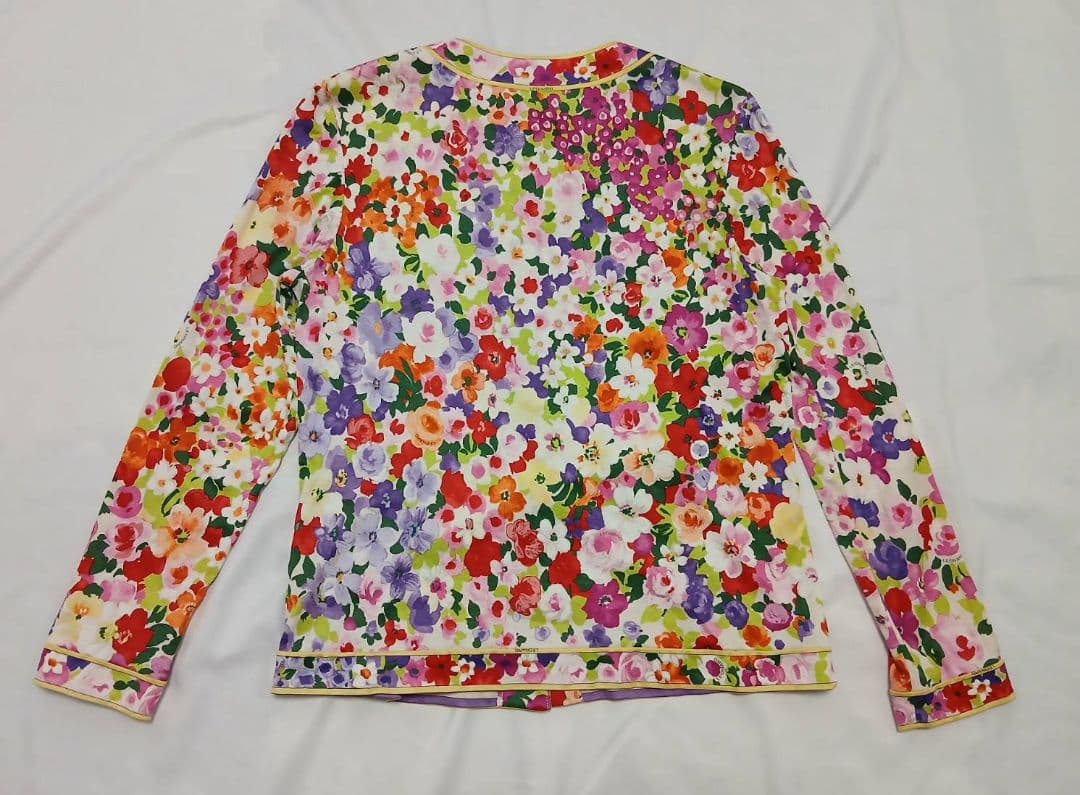 LEONARD 花柄 極美品　長袖カーディガン　Lサイズ