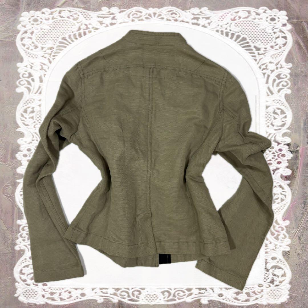 00s archive linen Napoléon jacket グランジ