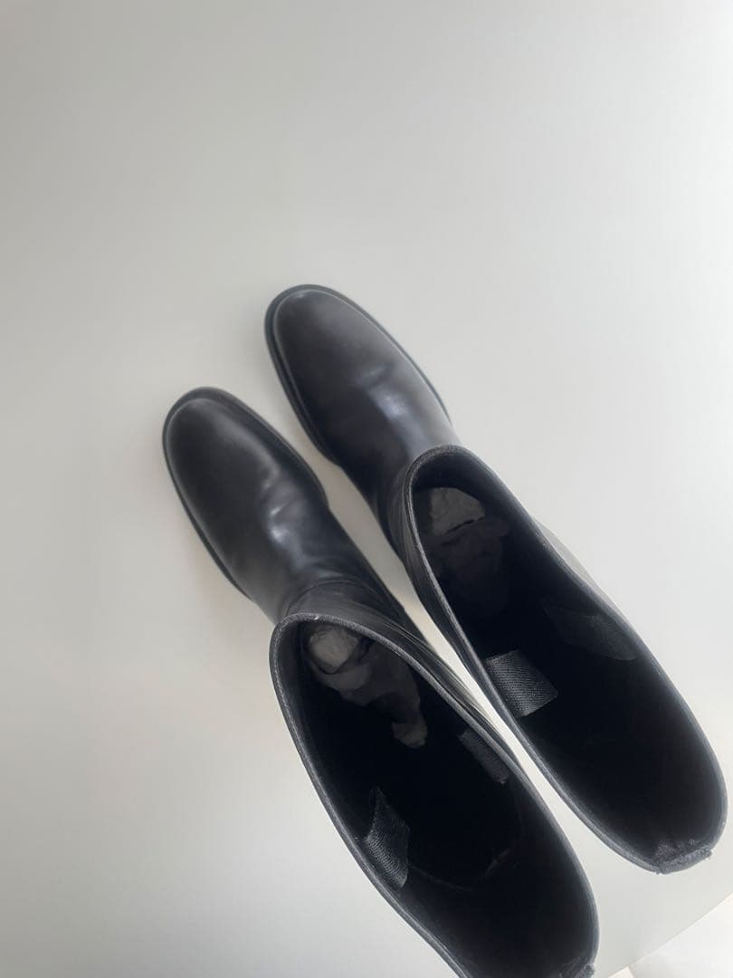 靴 PRADA Leather Boots 37 1/2