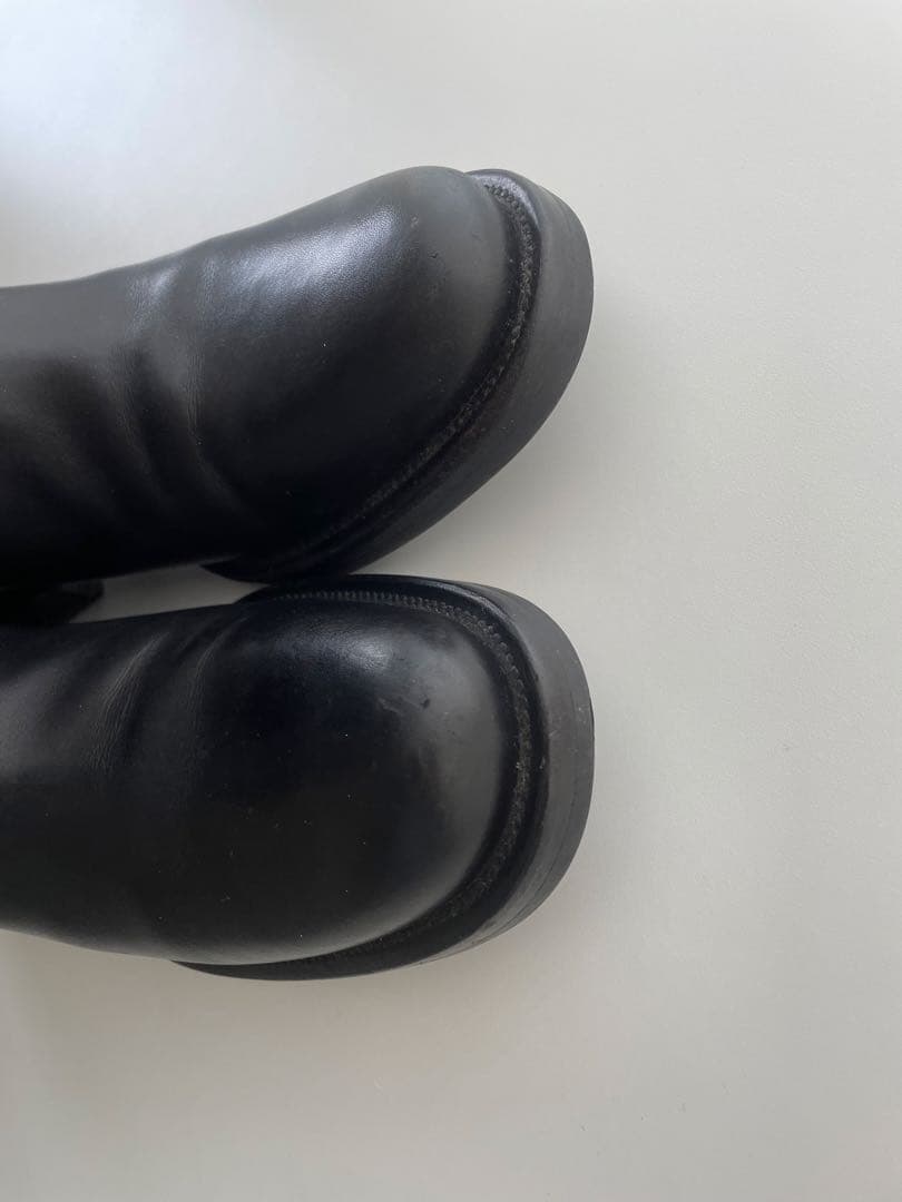 靴 PRADA Leather Boots 37 1/2