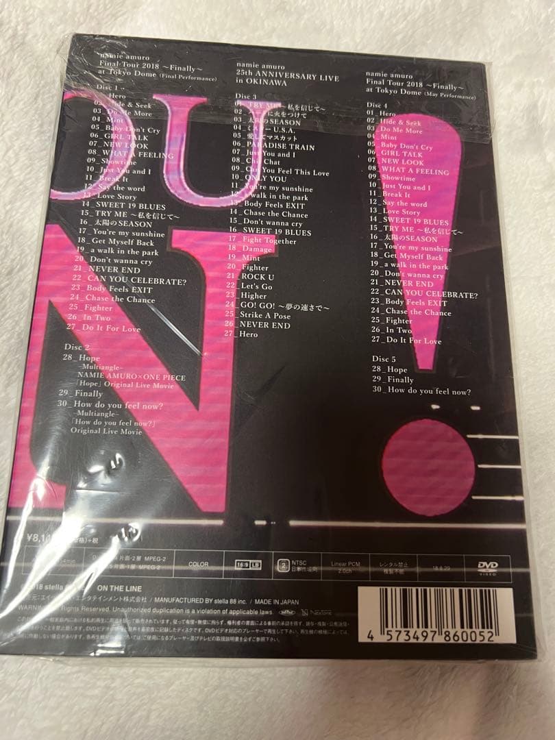 安室奈美恵　Final Tour 2018 -Finally- DVD 東京