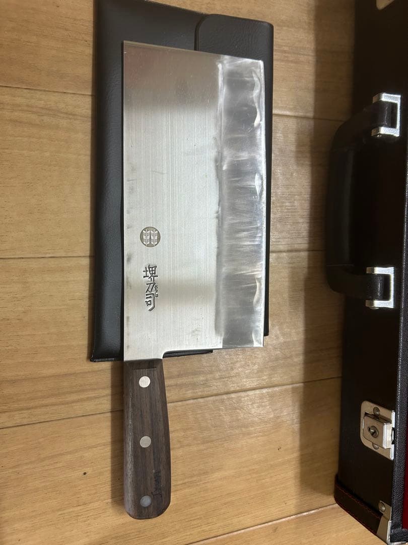 HATTORI 服部 包丁セット 堺刀司 ハードケース付き 刃物 中古品