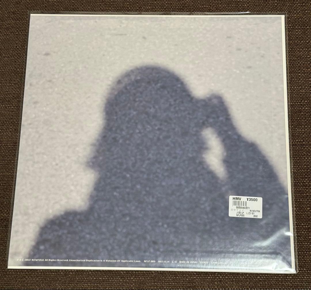 田中ヤコブ IN NEUTRAL アナログ盤